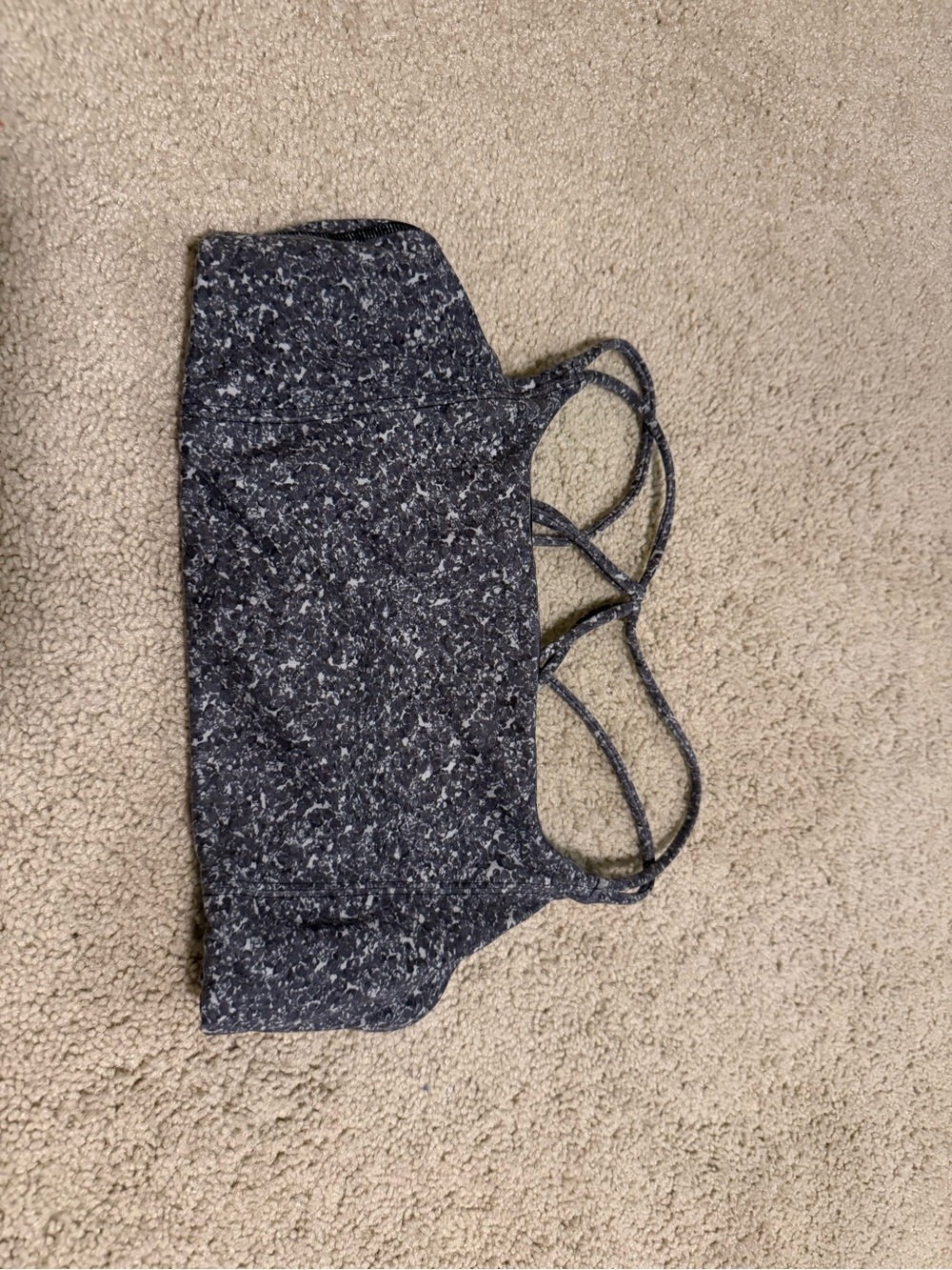 Athleta Breathe in Bra printed small
